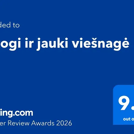 Patogi Ir Jauki Viesnage